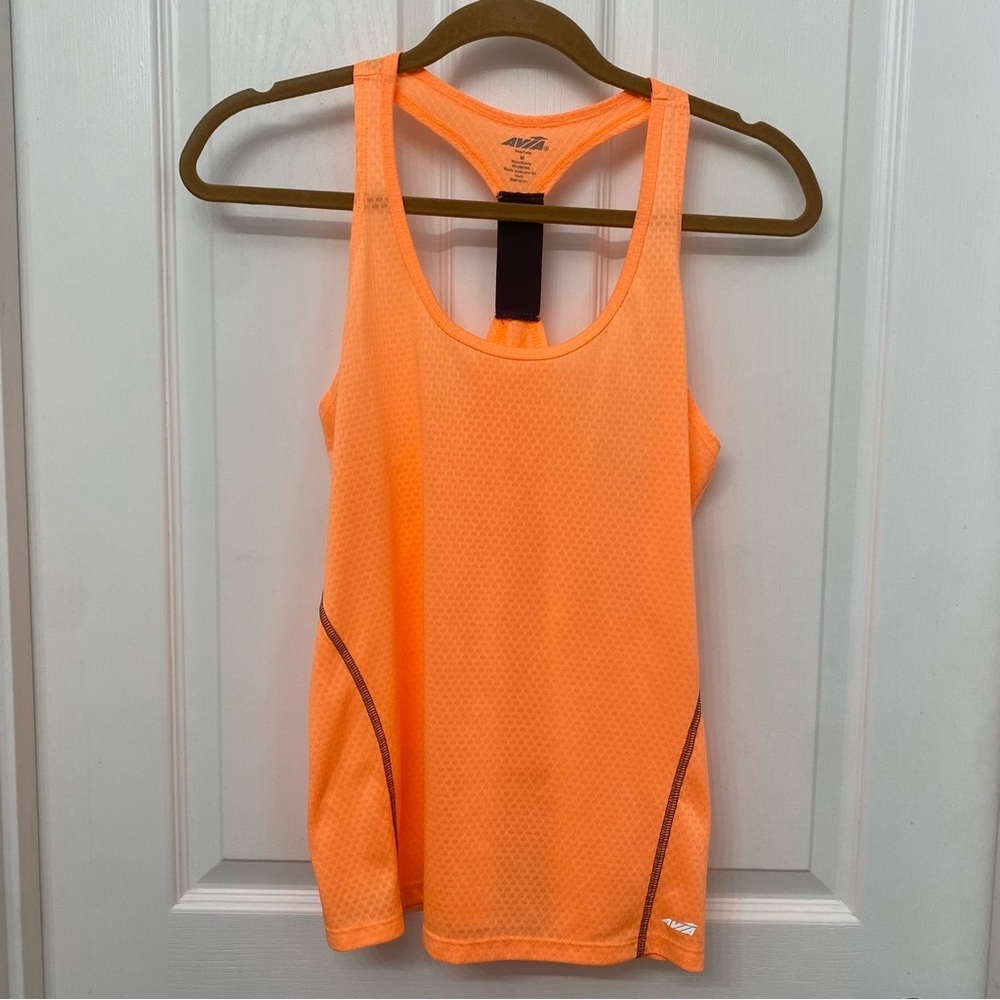 Avia Neon Orange Racerback Tank Top